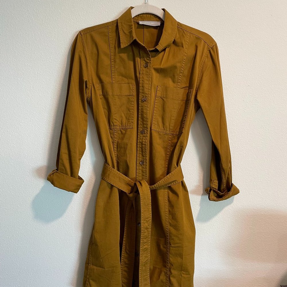 Everlane Button Down Shirt Dress
